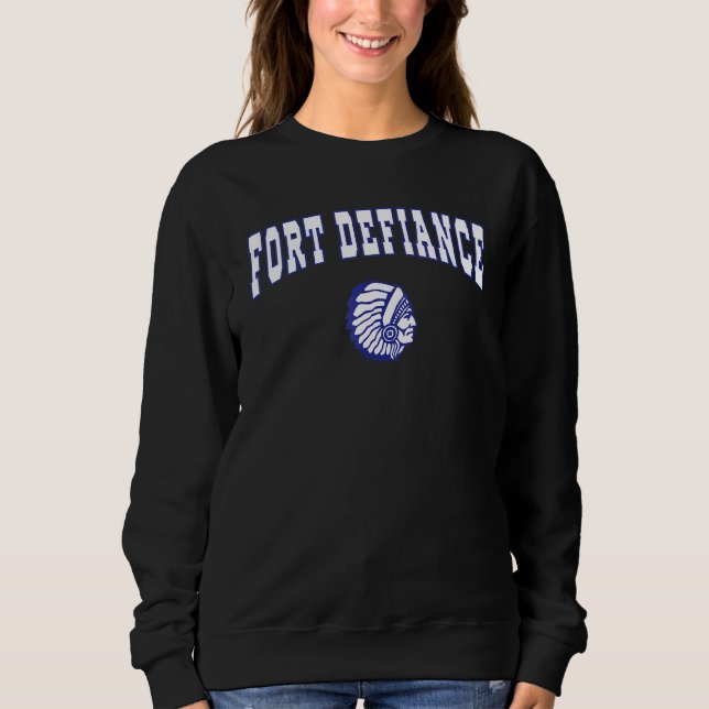 Sudadera Indios de la escuela secundaria Fort Defiance (Anverso)