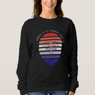 Sudadera Indivisible Con Libertad Y Justicia Para Todos