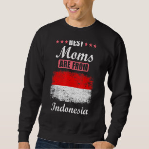 Sudadera Indonesia Mamá es la mejor madre de Indonesia