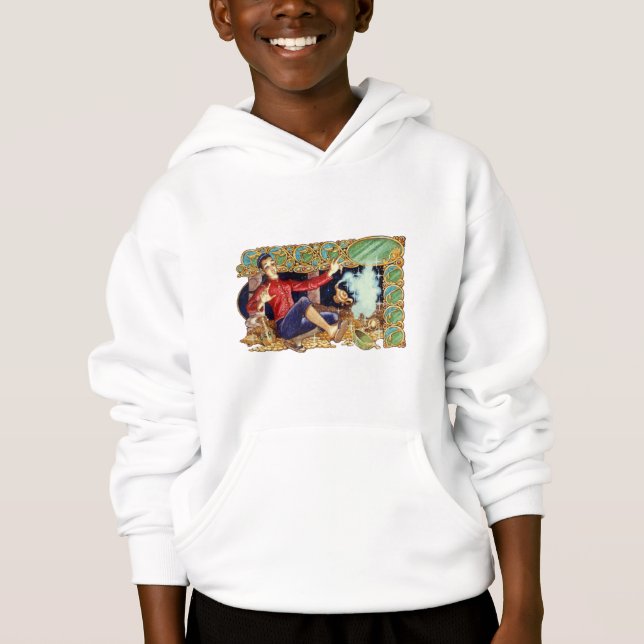 Sudadera infantil de la lámpara de Aladdin (Anverso)