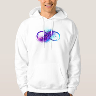 Sudadera Infinito con plumas púrpura