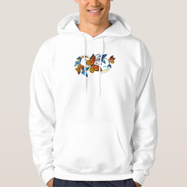 Sudadera Infinity of Monarch Butterflies (Anverso)
