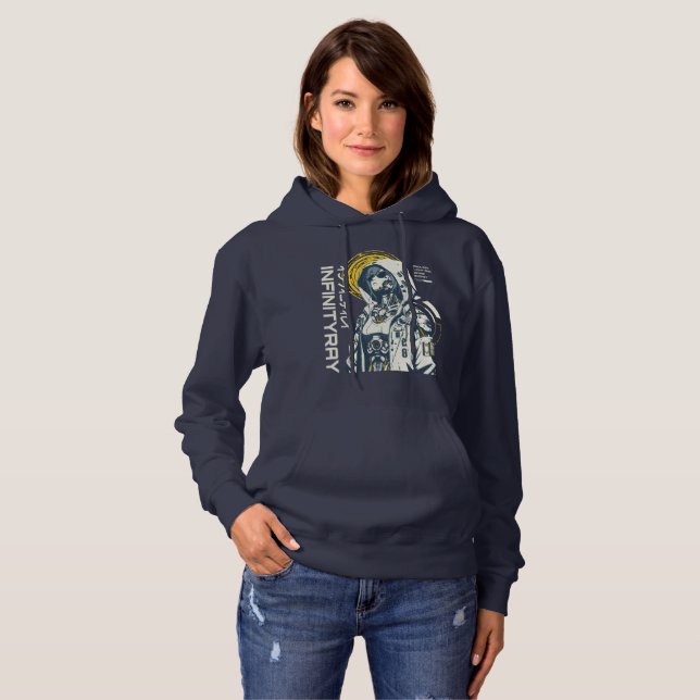 Sudadera Infinity Ray – Android Anime Ciberpunk (Anverso completo)