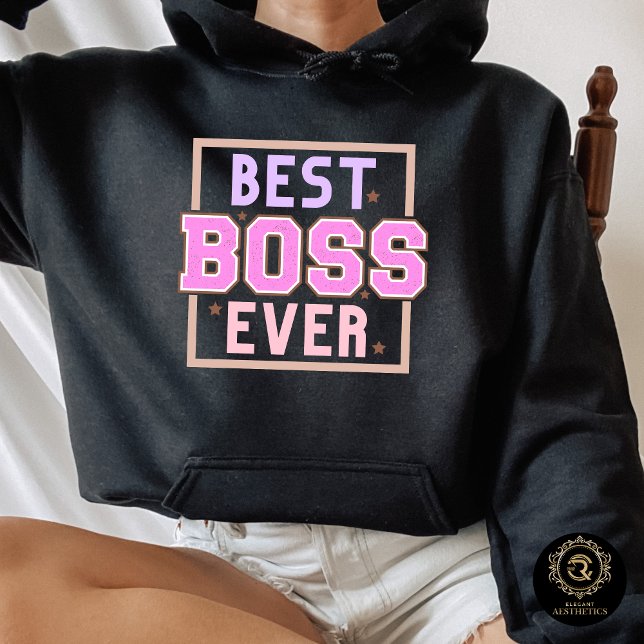 Sudadera informal diaria – Mejor jefe jamás  (Subido por el creador)