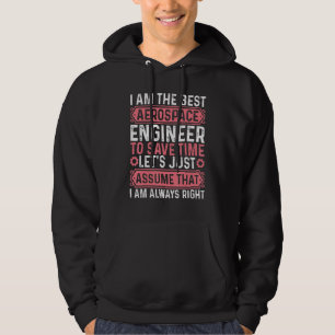 Sudadera Ingeniería Aeroespacial Soy El Mejor Espacio En