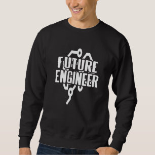 Sudadera Ingeniería Eléctrica Circuito Niños Futuro Motor