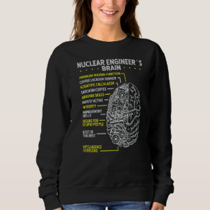 Sudadera Ingeniería nuclear cerebro Uranio motor nuclear
