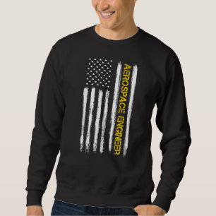 Sudadera Ingeniero Aeroespacial American Flag Engineering G