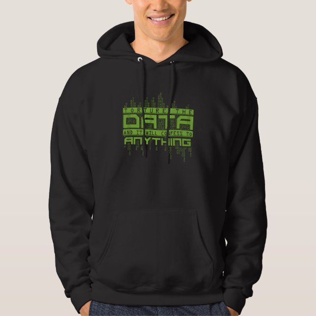 Sudadera Ingeniero Analista de Data Scientist (Anverso)
