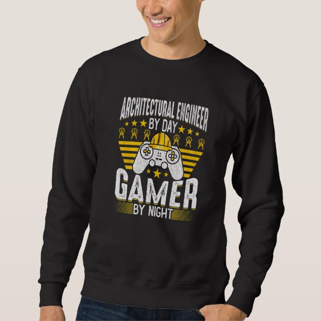 Sudadera Ingeniero arquitectónico Ingeniería arquitectónica (Anverso)