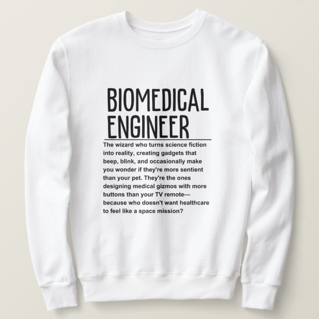 Sudadera Ingeniero biomédico (Anverso del diseño)
