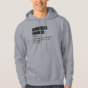 Sudadera Ingeniero biomédico Definición Sweatshirt Hoodie