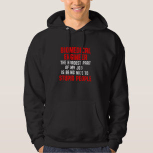 Sudadera Ingeniero biomédico Parte Ingeniería divertida