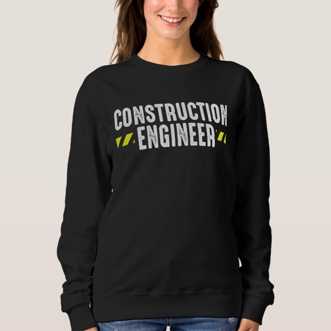 Sudadera Ingeniero Constructor Constructor Civil Ingeniero  (Anverso)