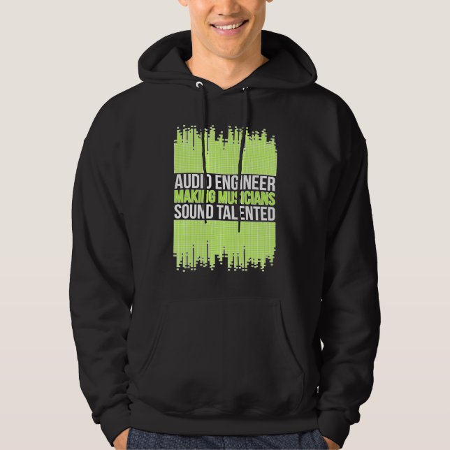 Sudadera Ingeniero de Audio Ingeniería de Audio (Anverso)