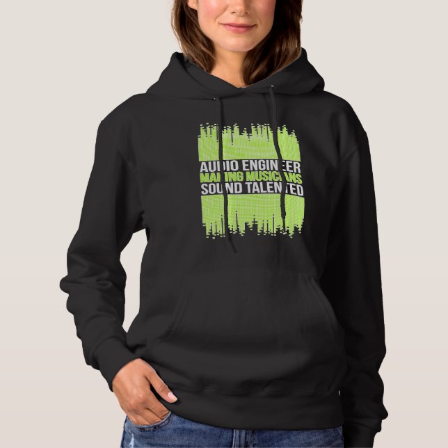 Sudadera Ingeniero de Audio Ingeniería de Audio (Anverso)