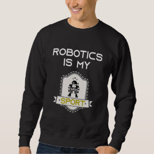 Sudadera Ingeniero de automatización de robots robóticos