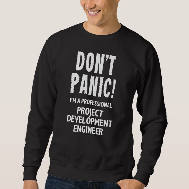 Sudadera Ingeniero de desarrollo de proyectos (Anverso)