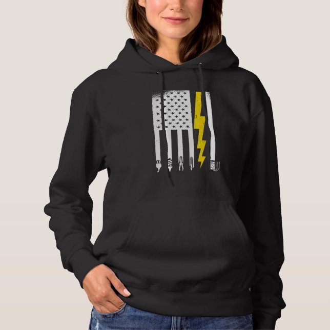 Sudadera Ingeniero de Electricismo de Limpieza Electrónica  (Anverso)