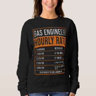 Sudadera Ingeniero De Gas Calibre Por Horas Ingeniero De Ca