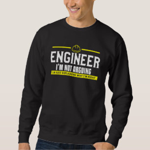 Sudadera Ingeniero De Hombres, No Lo Argumento, Solo Explic