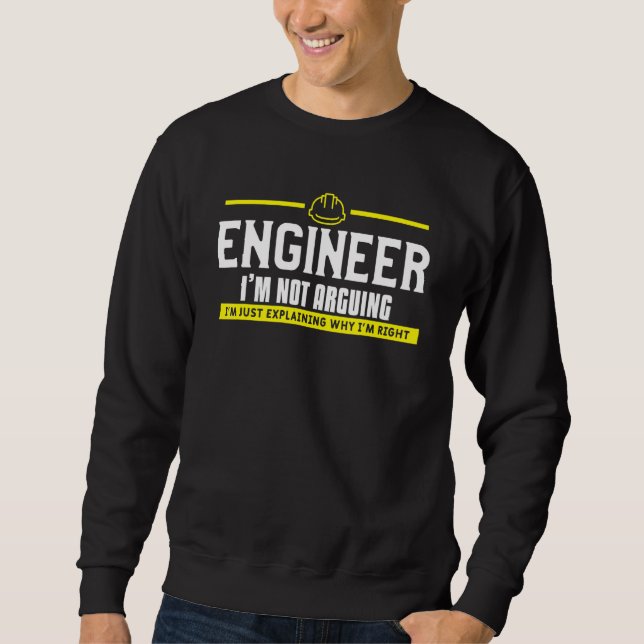 Sudadera Ingeniero De Hombres, No Lo Argumento, Solo Explic (Anverso)