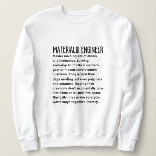 Sudadera Ingeniero de materiales