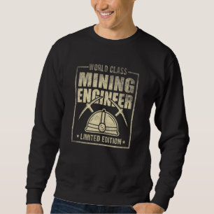 Sudadera Ingeniero de Minas de Clase Mundial Ingeniería Min