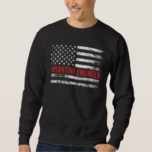 Sudadera Ingeniero de Operaciones Bandera de EE. UU. Profes