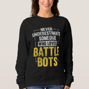 Sudadera Ingeniero de robot de lucha de robótica de Battle 
