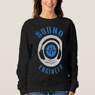 Sudadera Ingeniero de sonido Audio Song Music Tech Guy