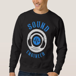 Sudadera Ingeniero de sonido Audio Song Music Tech Guy