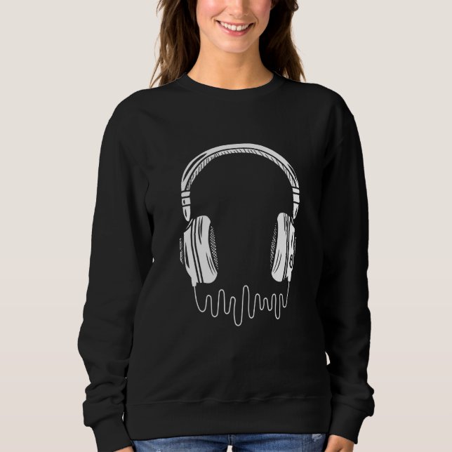 Sudadera Ingeniero de sonido Audio Wave Audio Engineer Musi (Anverso)