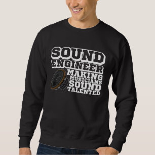 Sudadera Ingeniero de sonido de subwoofer sintetizador de a