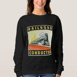 Sudadera Ingeniero de Tren de Conductor Ferroviario Ticket