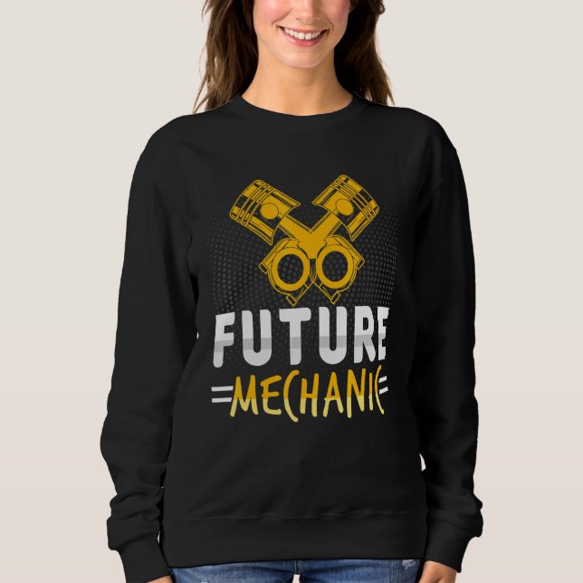 Sudadera Ingeniero Diesel Auto Fixing Future Mechanex Re (Anverso)