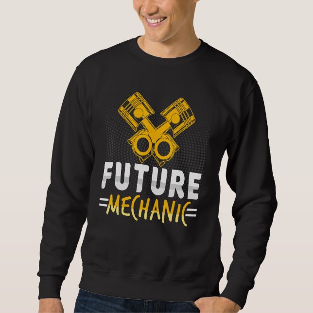 Sudadera Ingeniero Diesel Auto Fixing Future Mechanex Re (Anverso)