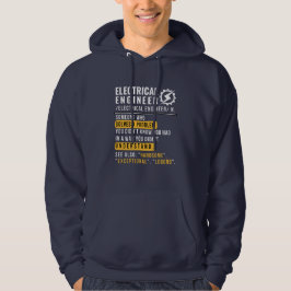 Sudadera Ingeniero eléctrico [sustantivo] Hoodie