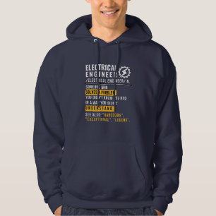 Sudadera Ingeniero eléctrico [sustantivo] Hoodie