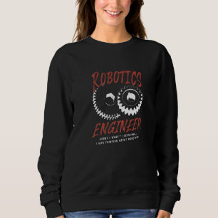 Sudadera Ingeniero en Robótica Ingeniero Mecánico Robots Li