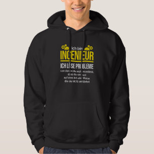 Sudadera Ingeniero I Solucionar Problemas Ingeniero Mecánic