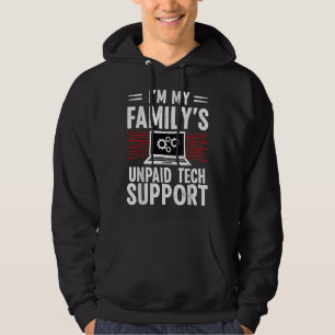 Sudadera Ingeniero informático gracioso, yo soy mi familia