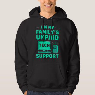 Sudadera Ingeniero informático gracioso, yo soy mi familia 