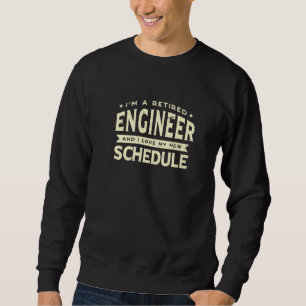 Sudadera Ingeniero Jubilado Me Encanta Mi Nuevo Horario Abu