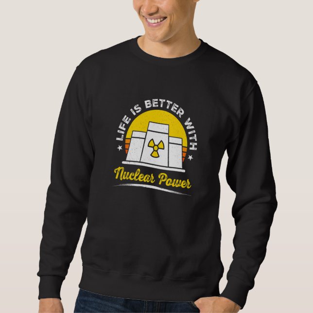 Sudadera Ingeniero nuclear de medicina nuclear radiactiva   (Anverso)