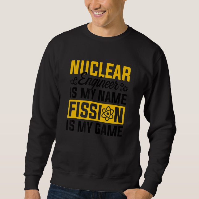 Sudadera Ingeniero nuclear de medicina nuclear radiactiva 1 (Anverso)