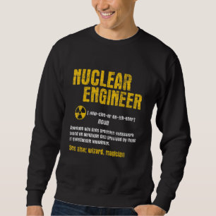 Sudadera Ingeniero nuclear - Radi de ingeniería de energía