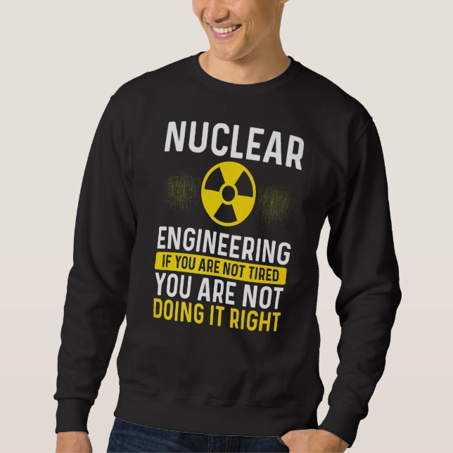 Sudadera Ingeniero nuclear si corro Scho de Ingeniería Nucl (Anverso)