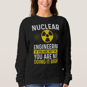 Sudadera Ingeniero nuclear si corro Scho de Ingeniería Nucl