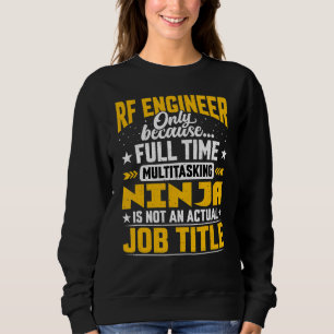 Sudadera Ingeniero Rf Cargo Cargo Técnico de Frecuencia de 